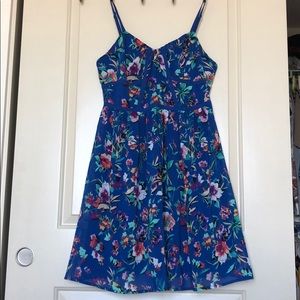 NWT FIT AND FLARE COBALT/ROYAL BLUE DRESS